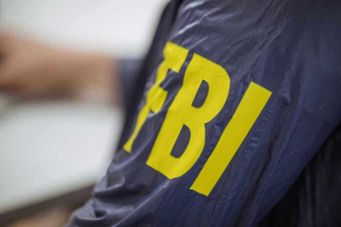 FBI jacket with yellow lettering