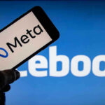 Meta’s AI SMEARS Conservative—Wild Lawsuit Ignites "Meta" on phone screen, "Facebook" in background.