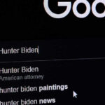 Google search for Hunter Biden with suggestions.