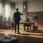 Create a featured image for the article titled: Elite Lawyer QUITS Murder Case: SHOCKING Unexpected Twist Use a light, day