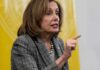 Pelosi SAYS The Unimaginable–PUBLICLY A female politician passionately speaking with her hand raised