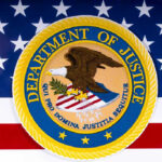 $1.2M SETTLEMENT–What’s The DOJ Hiding? Department of Justice seal on American flag background.