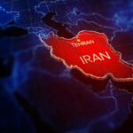 Overnight Strike DECAPITATES Iran’s Top Security Map highlighting Iran with Tehran marked.