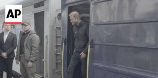 Prince Harry arrives in Ukraine capital on unannounced visit