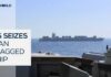 US Navy seizes Iranian-flagged ship near Strait of Hormuz
