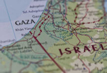 Netanyahu’s Proposal Triggers New Ceasefire Crisis Map showing Gaza Strip and parts of Israel.