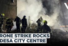 RUSSIA Hits Chinese Ship and LEAVES ODESSA in SHAMBLES! Russia Drone Strike Hits Ukraine's Port City Of Odesa, Injuring Two And Damaging Homes | VERTEX