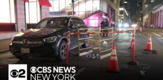 Woman falls into manhole and dies after stepping out of car in NYC