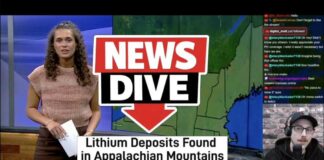 Lithium deposits found in Appalachian Mountains
