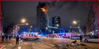 Drones strike Moscow and Samara, damaging residential building in capital