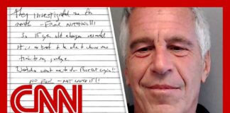 Epstein's alleged suicide note released by court order