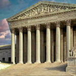 Murder Case: Prosecutor Punished for Media Comments Building with columns and statues in front of entrance.