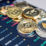 New Rules Could Shut Down High-Risk Crypto Networks Cryptocurrency coins on a trading screen background.