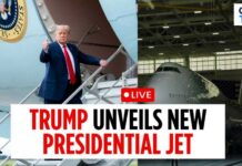 Foreign Jet Lands In Trump’s Lap LIVE: US President Trump Unveils New Presidential Jet Donated By Qatar | New Air Force One | N18G