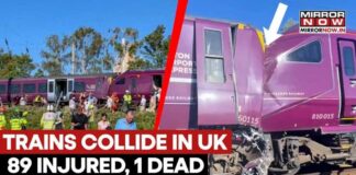 Trains Crash In UK: Two Passenger Trains Collide Near Bedford Leaving 89 Injured and 1 Dead | WATCH