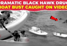Black Hawk Opens Fire In Caribbean Chase Black Hawk chases drug boat of Puerto Rico in dramatic CBP operation; 391 pounds of cocaine seized