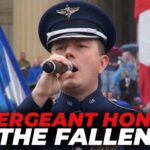 Fewer Veterans, Heavier D-Day Meaning A Sergeant's Voice HONORS the FALLEN with the Most MOVING US ANTHEM of Memorial Weekend