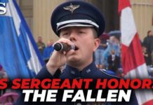 A Sergeant's Voice HONORS the FALLEN with the Most MOVING US ANTHEM of Memorial Weekend