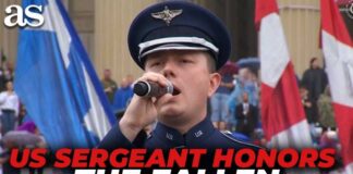 A Sergeant's Voice HONORS the FALLEN with the Most MOVING US ANTHEM of Memorial Weekend