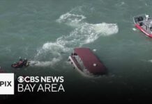 New Images Show Sunken Volare 1 dead, 2 missing after boat sinks near Alcatraz in San Francisco Bay