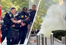 Suspect Arrested After Incendiary Device Deployed Outside NYC Federal Building