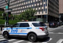 New York army veteran in custody after fire set outside ICE offices