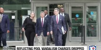 Justice Department moves to drop case against ex-Olympian charged with damaging Reflecting Pool