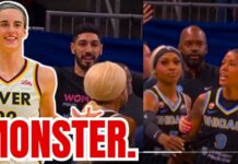 Courtside Clash Sparks Political Firestorm Caitlin Clark Drops MONSTER 37, 10! Natasha Cloud GOES NUTS gets Enes Kanter Freedom EJECTED!