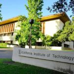 California Institute of Technology campus building with trees