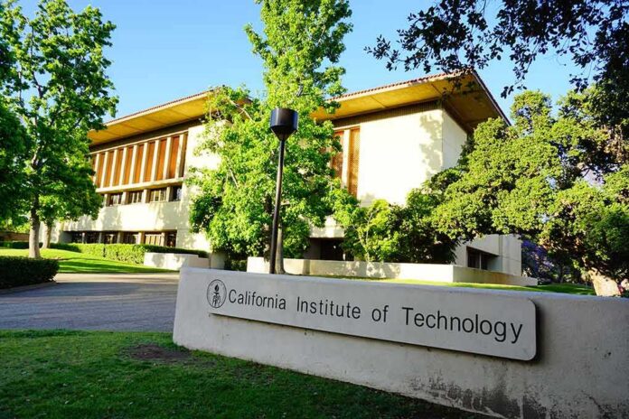 California Institute of Technology campus building with trees