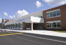 Florida AG Threatens Catholic Schools’ Voucher Funds Modern school building with large windows and a clear sky